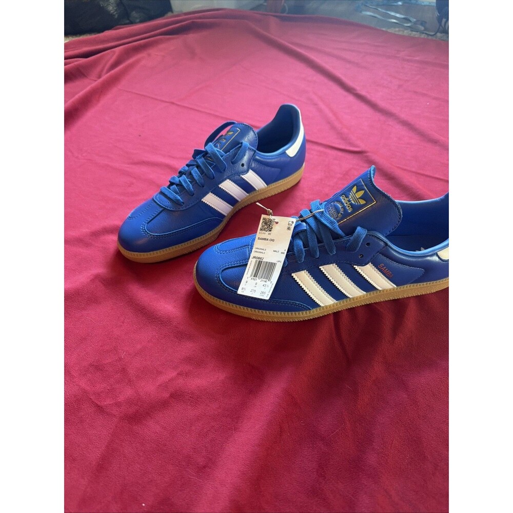 NWT AUTHENTIC ADIDAS SAMBA OG "BLUE CLOUD WHITE GUM" US 9.5 Men or 10.5 Women